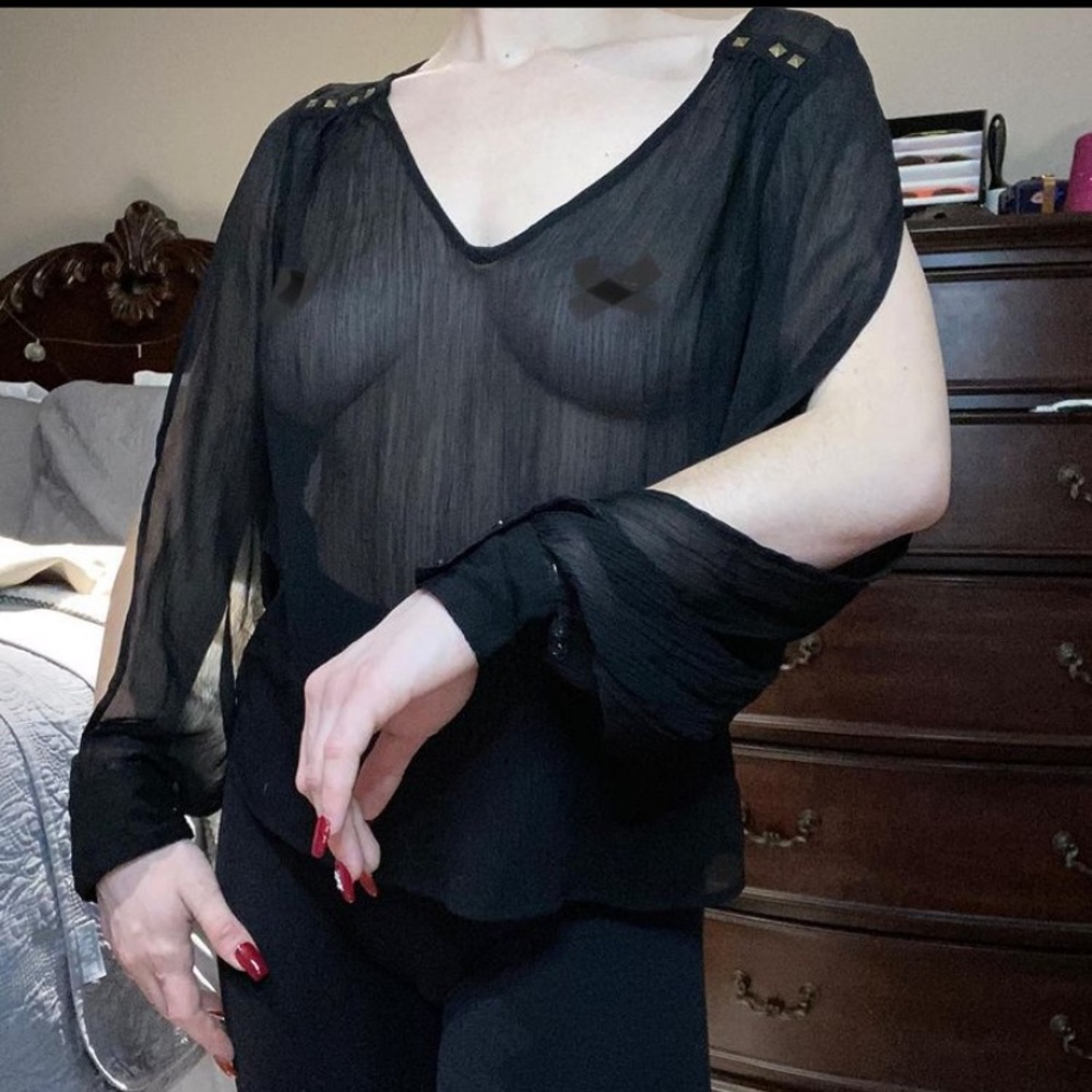 Buffalo chiffon top